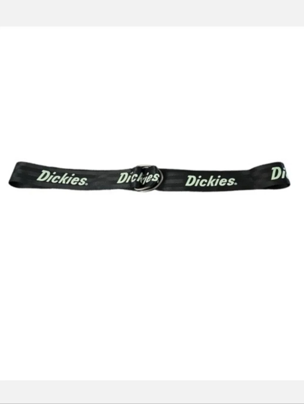 Dickies Unisex Black Loop Logo Belt Skater Casual Streetwear Edgy